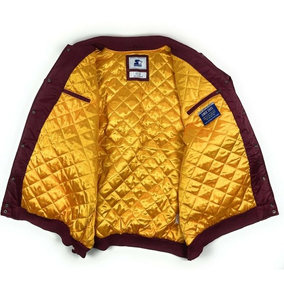 Cleveland Cavaliers Starter Mens 6XL Legacy Vintage Satin Bomber Varsity Jacket - Picture 6 of 12